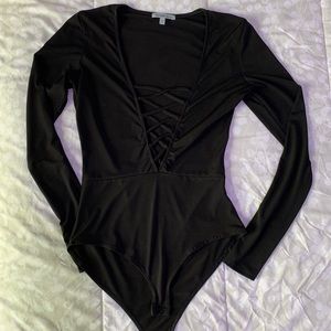 6/$25!! Charlotte Russe black bodysuit